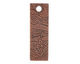 Nunn Design Antique Copper (plated) Large Rectangle Vine Tag 10x30mm