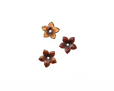 C-Koop Enameled Metal Wisteria Purple Small 5 Petal 12mm