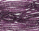 Amethyst (AA) Faceted Rondelle 4x7mm