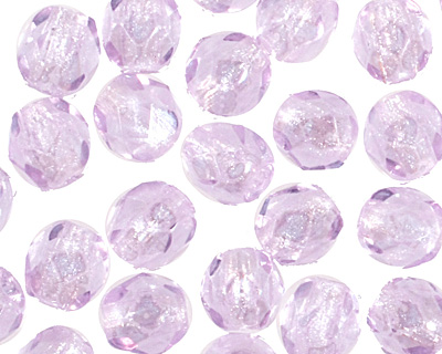 Czech Fire Polished Glass Luster Alexandrite Round 3mm