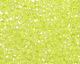 TOHO Transparent Lime Green Round 15/0 Seed Bead