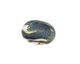 The BeadsNest Lampwork Glass Blue/Ivory Rondelle 8-9x13-14mm