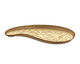 Brass Floral Left Wing 26x44mm