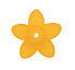 Lucite Mango 5 Petal Mini Flower 2x16mm