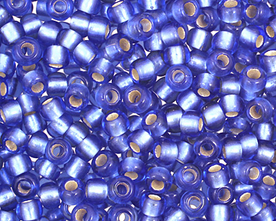 TOHO Sapphire (with Frosted Silver Lining) Round 11/0 Seed Bead