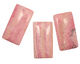 Rhodochrosite (soft pink) Long Rectangle Pendant 33x63mm