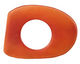 Tagua Nut Orange Open Slice 33-45x24-36mm