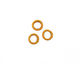 C-Koop Enameled Metal Dark Mustard Ring 10-11mm