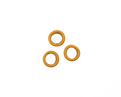C-Koop Enameled Metal Dark Mustard Ring 10-11mm