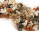 Moonstone (multi) Faceted Onion 9-10x9mm