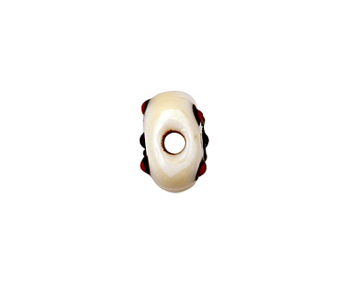 Grace Lampwork Skull 18x12mm