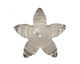 Trinket Foundry Silver & White Large 5 Petal Bottle Cap Flower 34mm