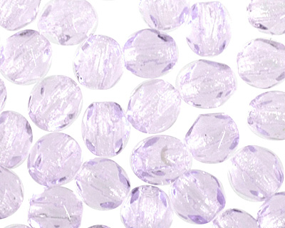 Czech Fire Polished Glass Alexandrite Round 3mm