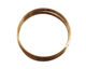 Remembrance Stainless Steel Memory Wire Harvest Gold Bracelet .25 oz.