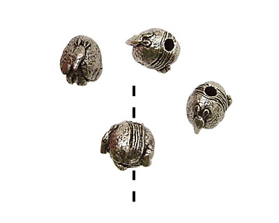 Green Girl Pewter Armadillo 15x12mm