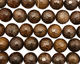 Bronzite Faceted Round 22mm