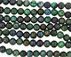 Chrysocolla 6-Sided Round 10mm