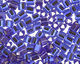 TOHO Cobalt (with Silver Lining) Triangle 11/0 Seed Bead