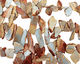 Impression Jasper Graduated Flat Freeform Drop 5-26x15-44mm