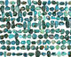 Chrysocolla Faceted Nugget 5-12x7-13mm