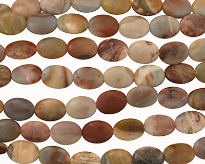 Rainbow Amazonite Flat Oval 20x15mm