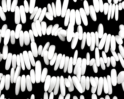 White Agate Stick 3-5x14-24mm