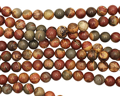 Red Creek Jasper Round 10mm