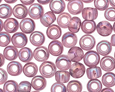 TOHO Transparent Rainbow Light Amethyst Round 8/0 Seed Bead