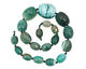 Sea Green Agate Faceted Rice Graduated 13-30x12-26mm