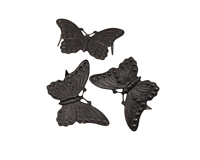Vintaj Arte Metal Marcasite Butterfly Decorivet 40x30mm