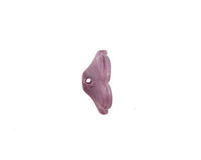 Czech Glass Wisteria Flower Button 12x7mm