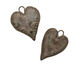 Gaea Ceramic Antique on Chocolate Tough Love Pendant 20x30mm
