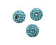 Aquamarine Pave Round 10mm