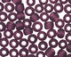 TOHO Transparent Frosted Amethyst Round 8/0 Seed Bead