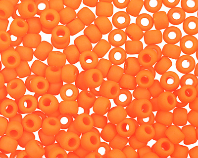 TOHO Opaque Frosted Pumpkin Round 11/0 Seed Bead