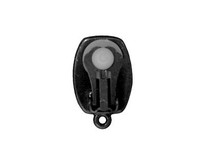 TierraCast Gunmetal Hammertone Ear Clip 13x20mm