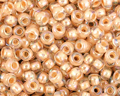TOHO Rainbow Crystal (with Apricot Lining) Round 11/0 Seed Bead