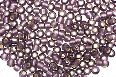TOHO Light Tanzanite (with Frosted Silver Lining) Round 6/0 Seed Bead
