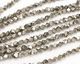 Golden Pyrite (silver tone) Faceted Nugget 6-7mm
