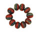 Sea Shore Glass Molten Sky Boro Lampwork Glass 11-13x17-18mm