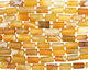 Yellow Botswana Agate Faceted Tube Graduated 12-28x8-15mm