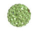 Peridot Pave Round 12mm