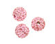 Flamingo Pave Round 8mm