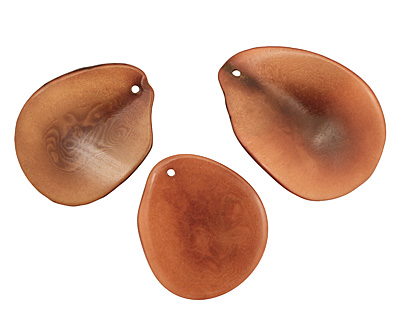 Tagua Nut Honey Potato Chip 30-37x37-47mm