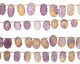Ametrine Carved Leaf Drop 8-11x11-15mm