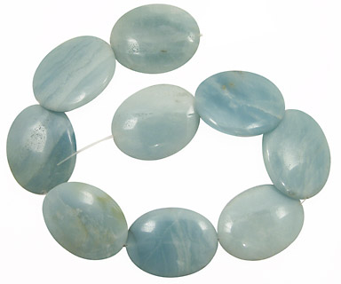 Amazonite Flat Oval 45x35mm