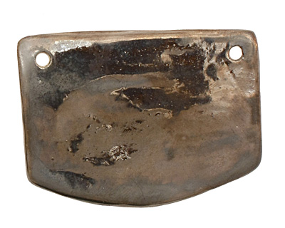 Earthenwood Studio Ceramic Detroit Skyline Pendant 52x38mm