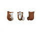 Humble Beads Polymer Clay Fantastic Mr. Fox 19-20x15-16mm