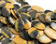 Mexican Sunflower Agate Flat Oval (lg) 30-45x21-28mm
