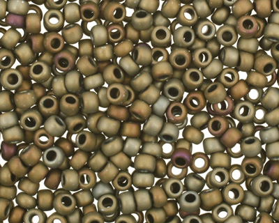 TOHO Matte Iris Brown Round 15/0 Seed Bead
